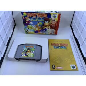 Diddy Kong Racing (Nintendo 64, 1997) N64 Complete CIB Tested Working
